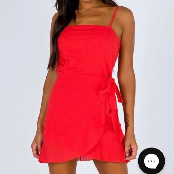 Princess Polly | Dresses | Princess Polly Red Rosanna Mini Dress Size 2 |  Poshmark